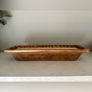 Wooden 5 wick candle